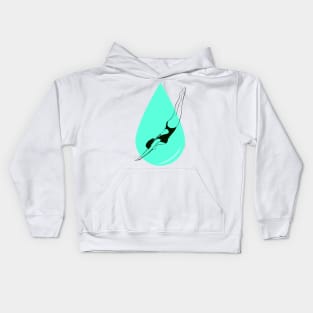 SURREAL SWIMMER Kids Hoodie